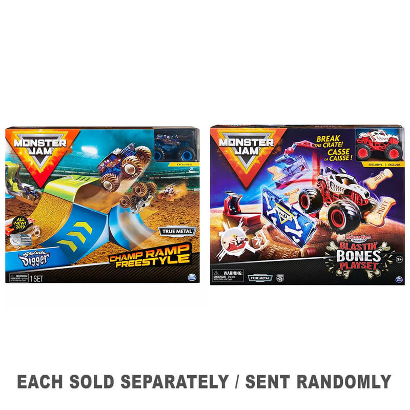 Monster Jam 1:64 Stunt Playset (1pc Random Style)