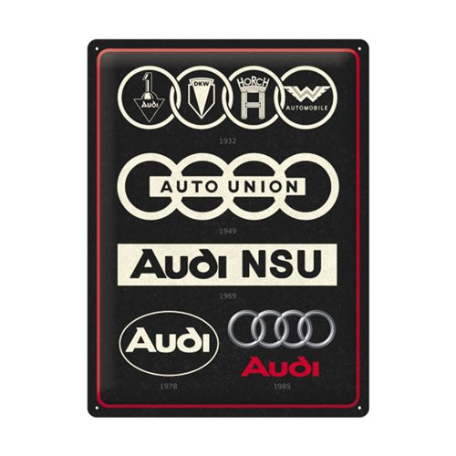 Nostalgic-Art Audi Large Sign (30x40cm)