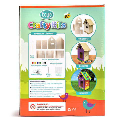 Crafty Kits Bird House Construction DIY Project