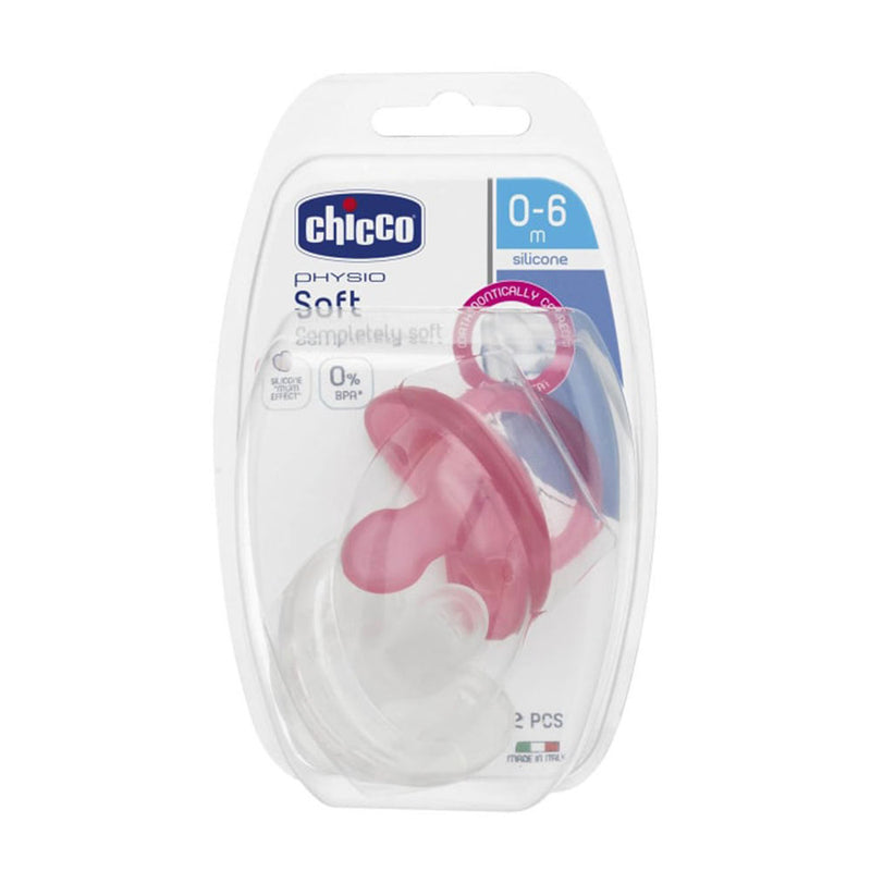 Chicco Physio Soother for Gir 2pk ( 0-6m)