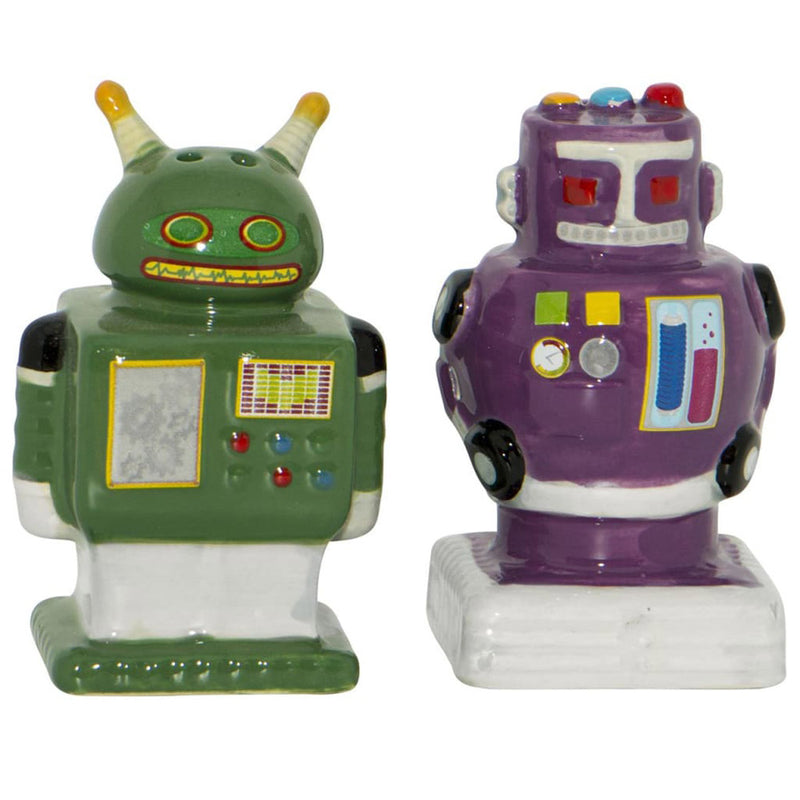 Robot Salt and Pepper Shaker 2pc