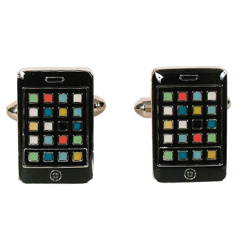 Iphone Button Cufflinks (Black)