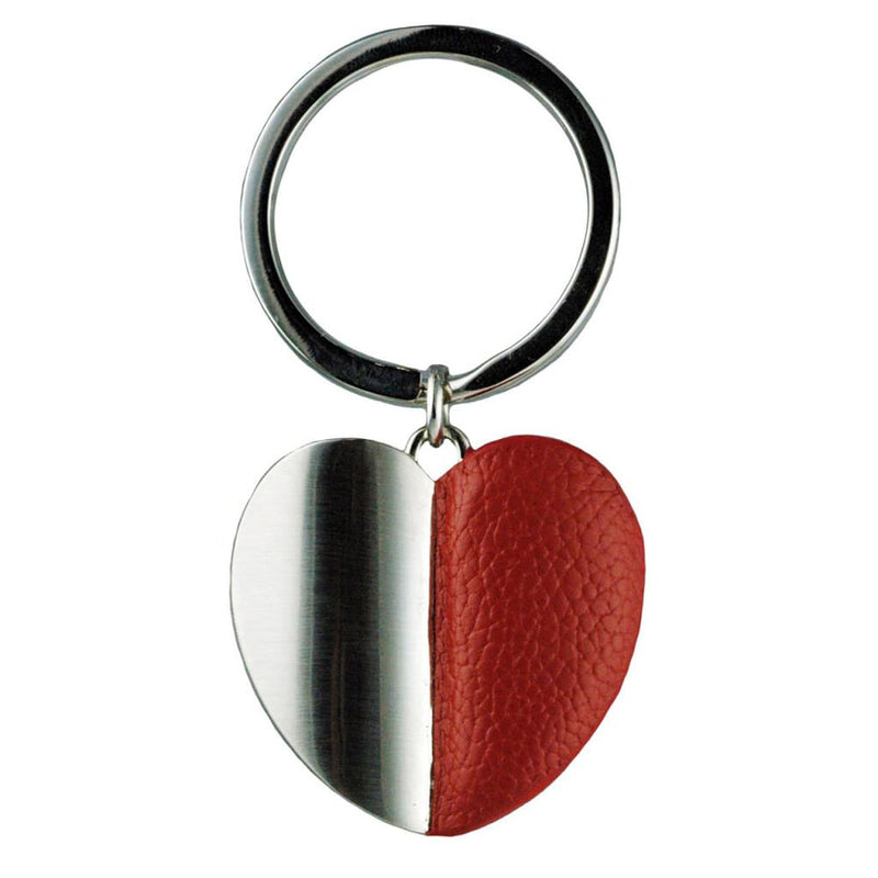 Lifefx Leather Keyring (Red)