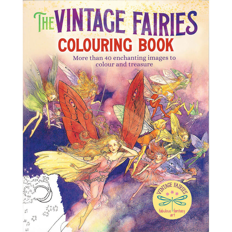 Vintage Fairies Colouring Book