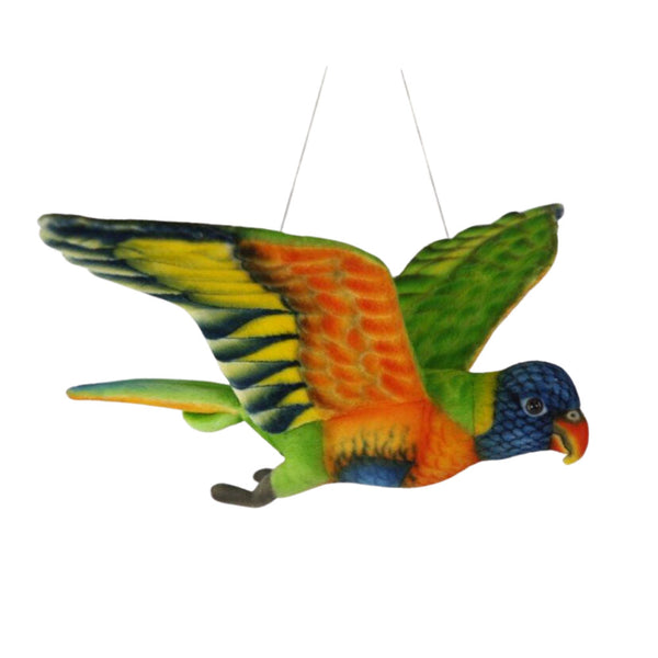 Flying Rainbow Lorikeet Soft Animal Stuffed Toy 45cm