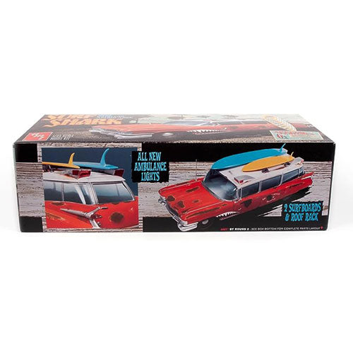 1959 Surf Shark Cadillac Ambulance Plastic Kit 1:25 Scale