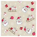 クリスマスをテーマにしたランチョンナプキン