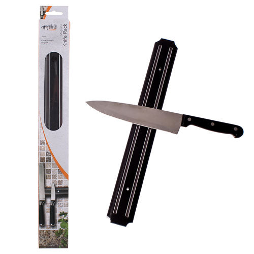 Appetito Magnetic Knife Rack 38cm (Black)