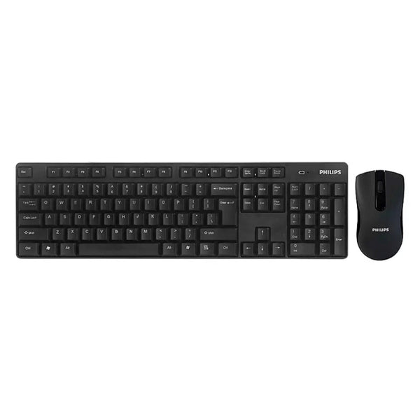 Philips SPT6501 Ergonomic Wireless Keyboard and Mouse Combo