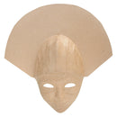 Papier Mache Headdress Face Mask