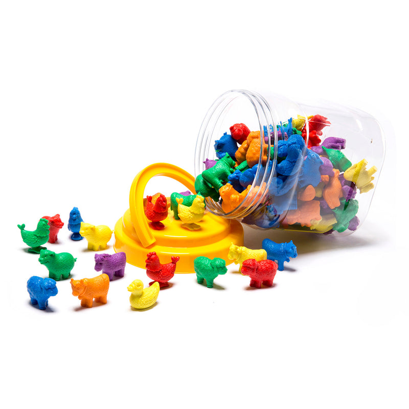 Learning Can Be Fun Farm Animal Counters