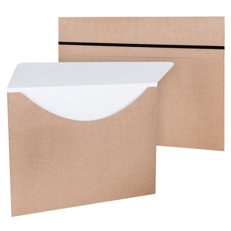 A3 Kraft File Folder with Elastic Enclosure