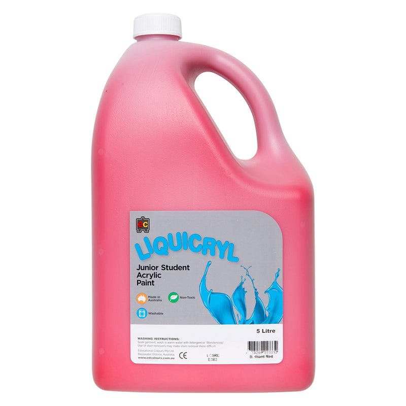 Educational Colours Liquicryl Acrylic Paint 5L