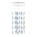 6腕の折りたたみ式のdredgeバーw/魚ストリップ24 "