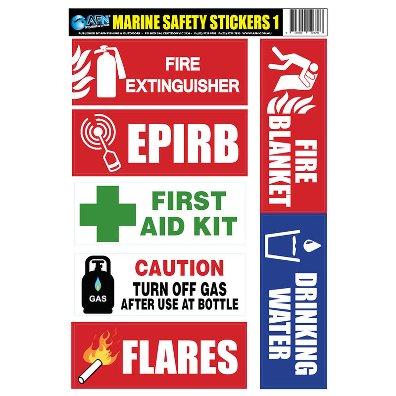 Marine Safety Stickers