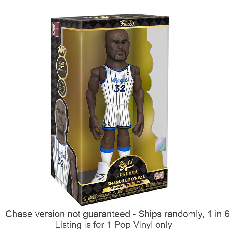 NBA：Shaquille O'Neal Vinyl Gold Chase Ships 1 in 6