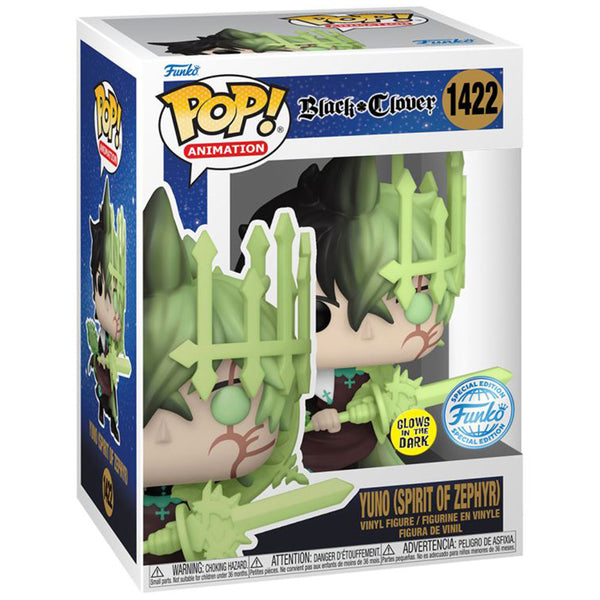 Black Clover Yuno Spirit of Zephyr US Exclsv Glow Pop! Vinyl