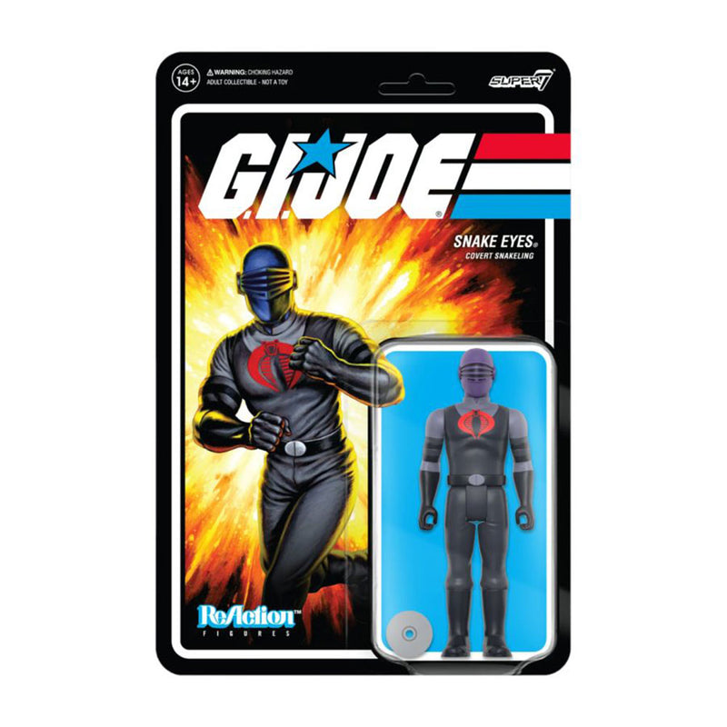 G.I Joe Snake Eyes Pyramid of Darkness ReAction 3.75" Figure