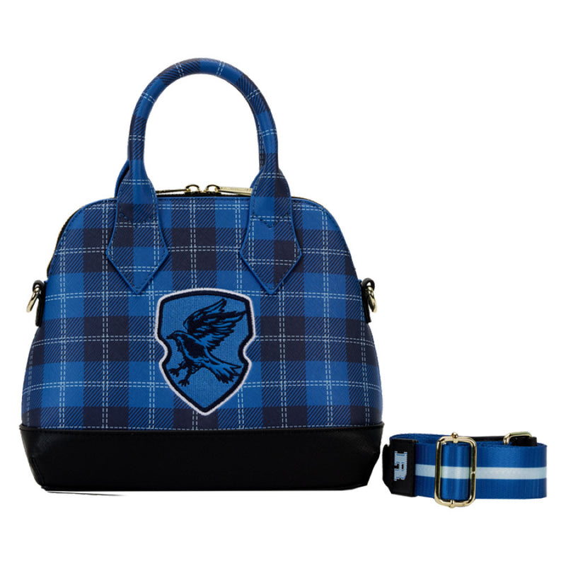 Hogwarts House Patch Varsity Plaid Crossbody Bag