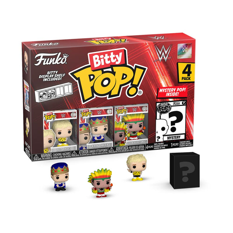 WWE Dusty Rhodes Bitty Pop! 4-Pack