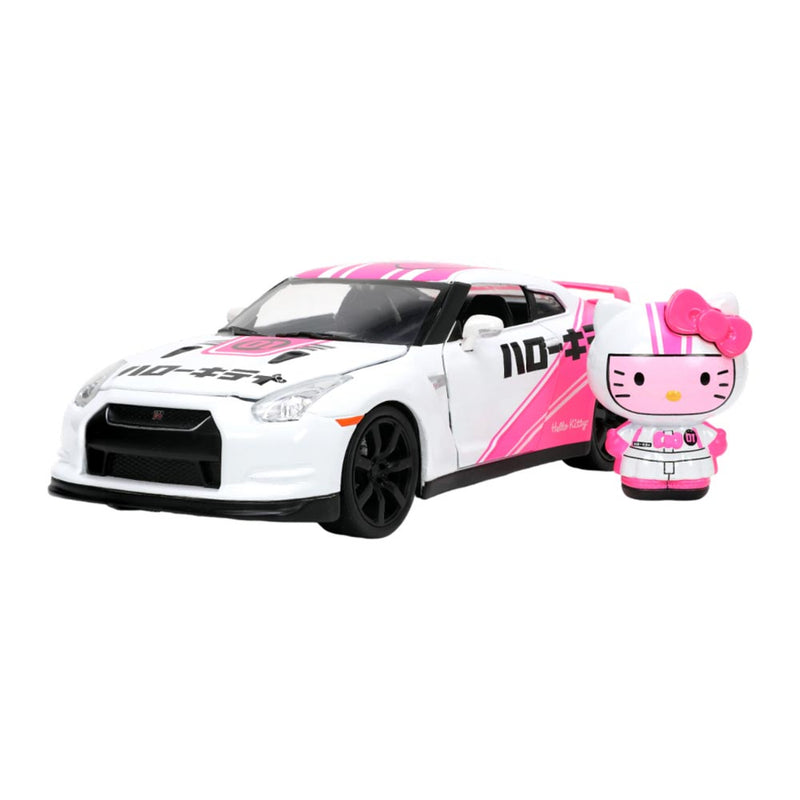 Hello Kitty & 2009 Nissan GT-R R35 1:24 Diecast Vehicle