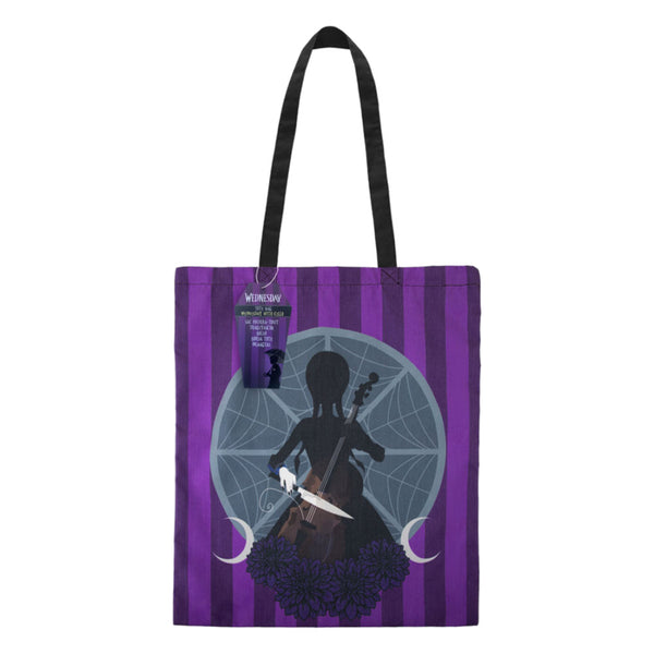Wednesday with Cello Tote Bag