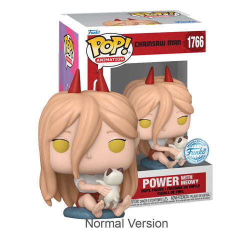 Chainsaw Man Power with Meowy US Ex. Pop! Vinyl Chase Ships 1 in 6