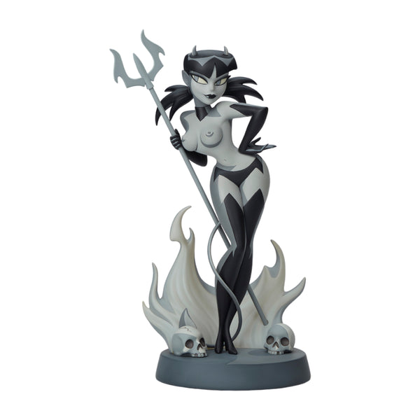 Shane Glines Devil Girl (Black & White) Statue