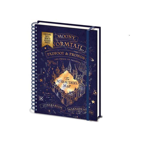 Harry Potter Marauders Map A4 Wiro Notebook