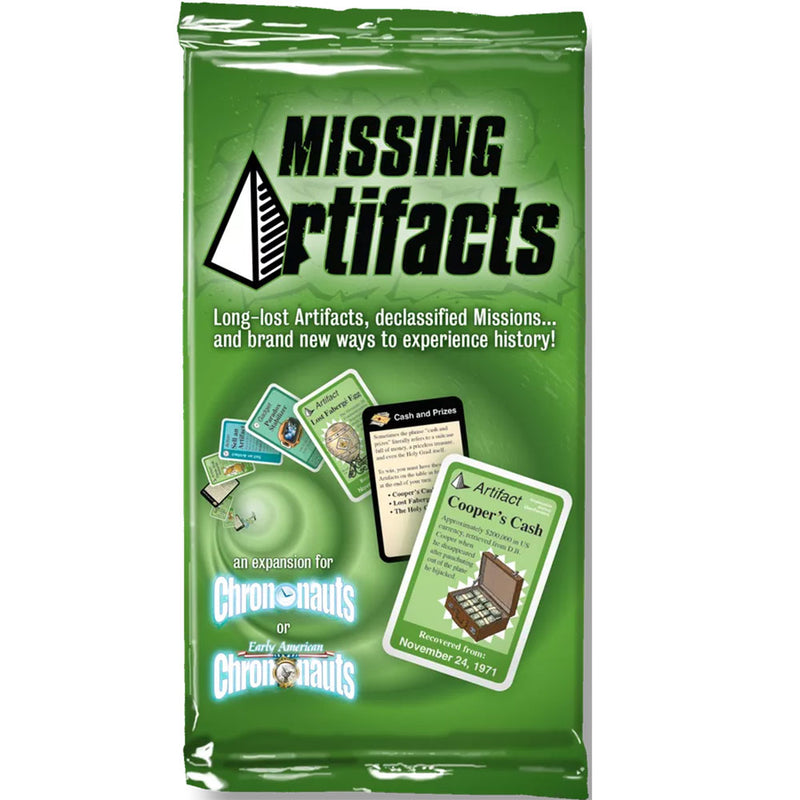 Chrononauts Missing Artifacts Card Game