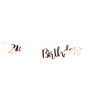 ローズゴールドレターバンティング