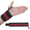Morgan Elasticated Wrist Guards (Black and Red)