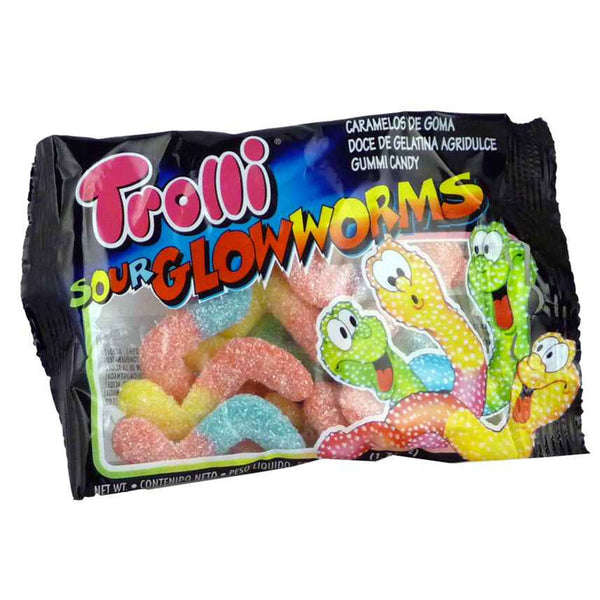 Trolli Sour Glow Worms Brite Crawlers (45gx12pc)