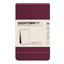 レポーターA6 184ページのポケットメモ帳（ポートレッド）