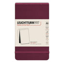 レポーターA6 184ページのポケットメモ帳（ポートレッド）