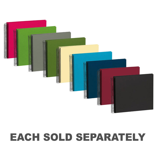 Semikolon Medium Economy Spiral Photo Album Black Pgs