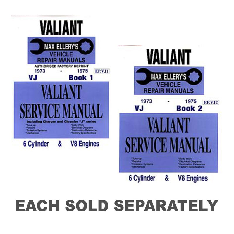 Valiant 1973-1975 VJ Series Service Manual