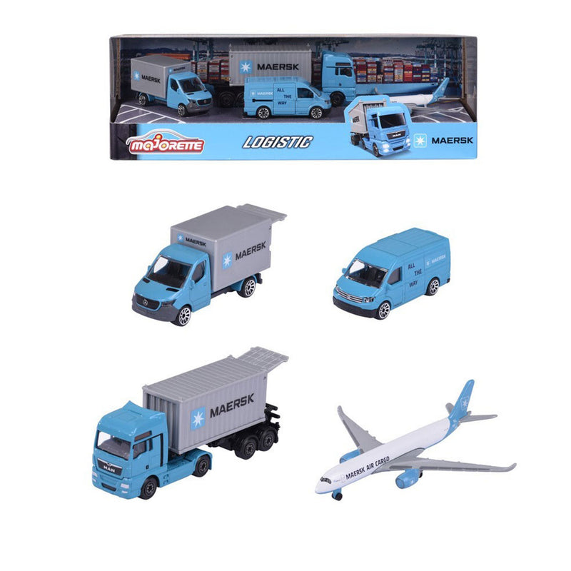 Majorette Maersk Vehicles Gift Pack (Pack of 4)