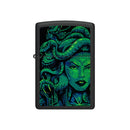 Zippo Medusa Design Black Matte Windproof Lighter