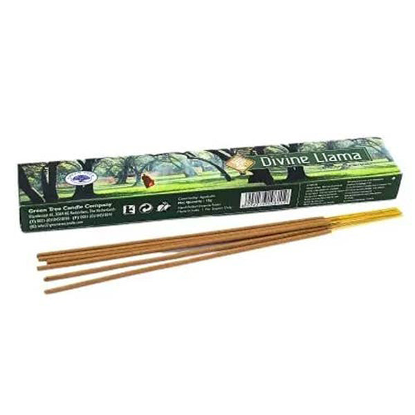 Divine Lama Incense 15g Sticks Green Tree