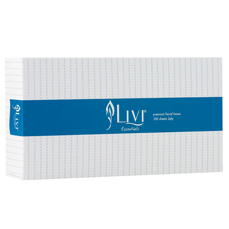 Livi Essentials Premium 2Ply Facial Tissue（100枚）
