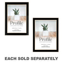 プロフィール永遠のフォトフレーム（ブラック/ローズゴールド）