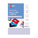 エイブリー長方形レーザーラベル160pcs（64x24mm）