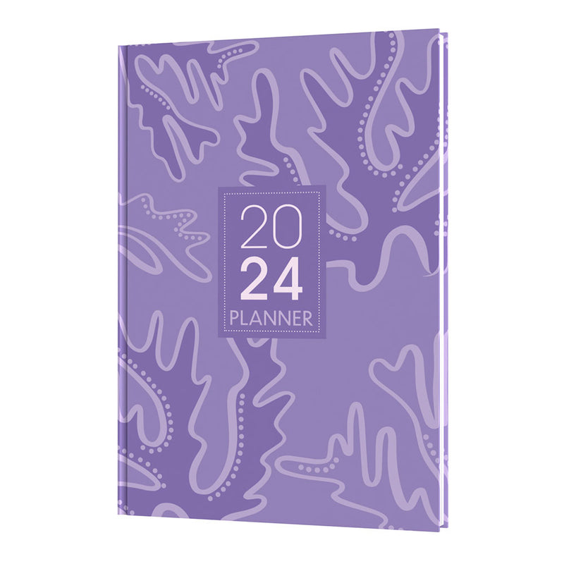 Collins Debden Viridian A5 WTV 2024 Diary (Lilac)