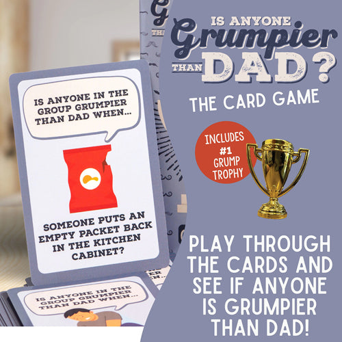 Is Anyone Grumpier than Dad? Card Game