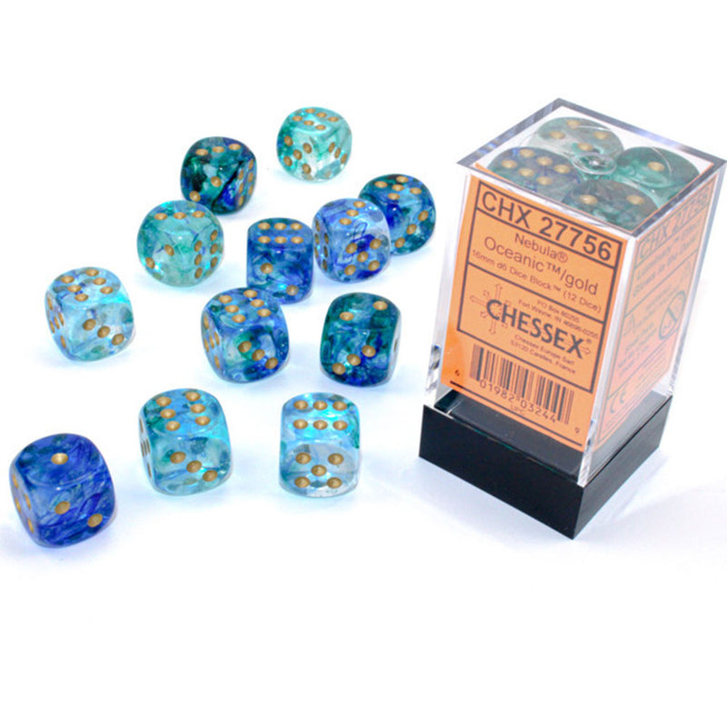 Nebula Chessex 16mm D6サイコロブロック