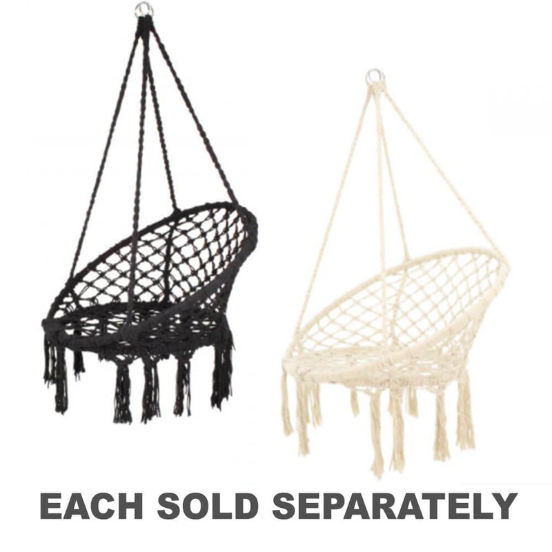 Macrame Hammock Swing Chair (110x80x60cm)