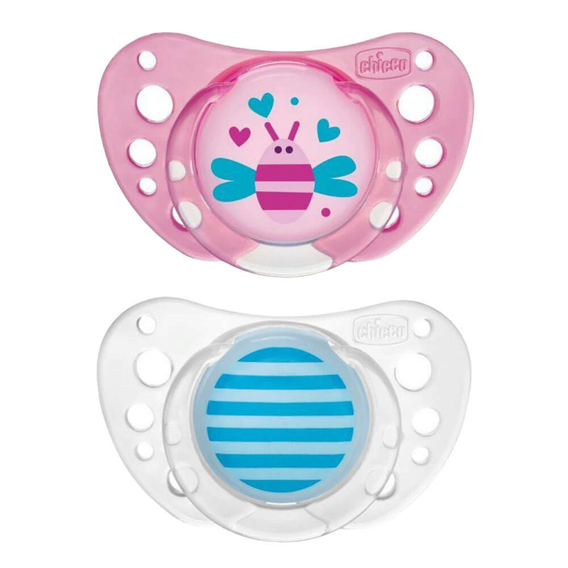Chicco Latex Physio Air Rubber Pacifier 2PC（女の子）