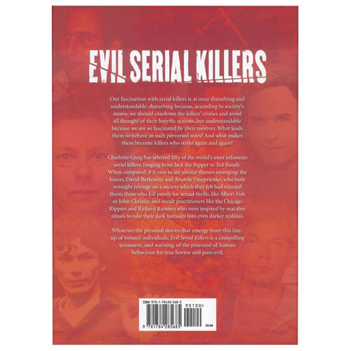 Evil Serial Killers Book by Charlotte Greig