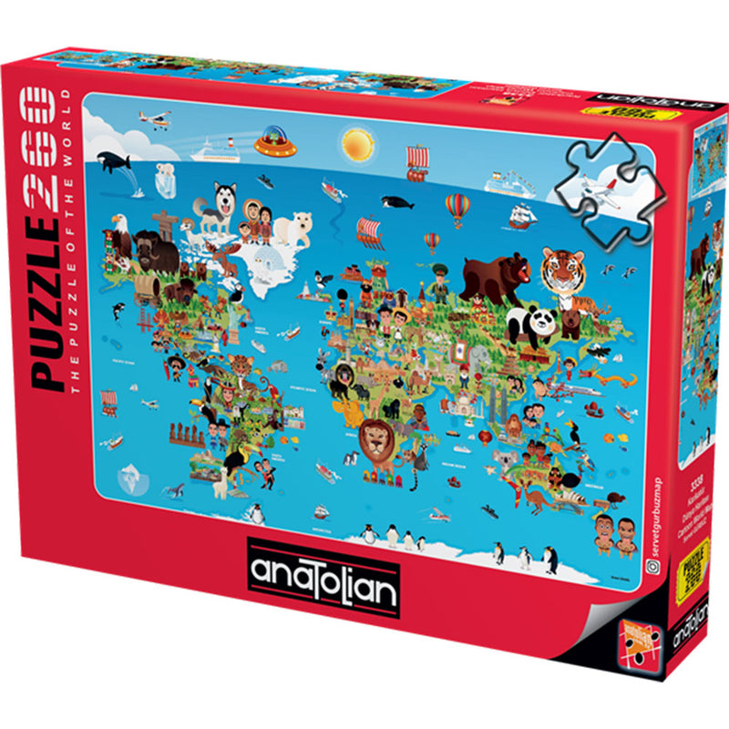 アナトリアン世界のパズル260pcs